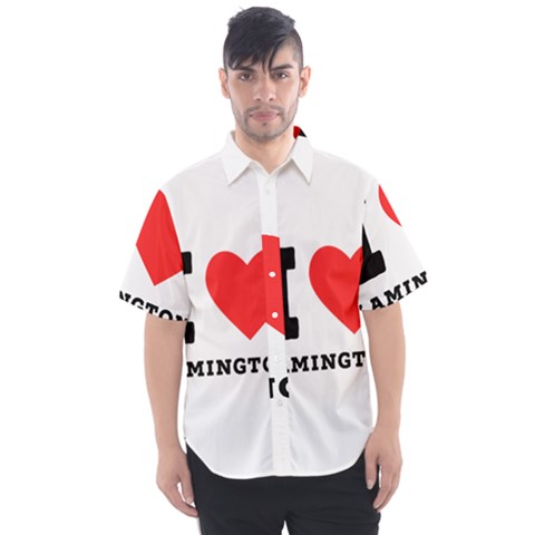 I Love Lamington Men s Short Sleeve Shirt by ilovewhateva