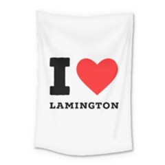 I Love Lamington Small Tapestry by ilovewhateva