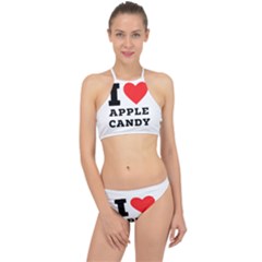 I Love Apple Candy Racer Front Bikini Set by ilovewhateva