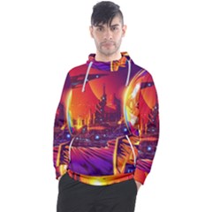 Far-future-human-colonization Men s Pullover Hoodie by Salman4z