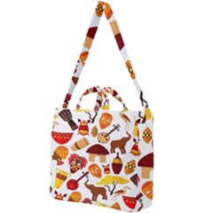 Africa-jungle-ethnic-tribe-travel-seamless-pattern-vector-illustration Square Shoulder Tote Bag by Salman4z