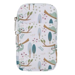 Pattern-sloth-woodland Waist Pouch (small) by Salman4z