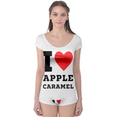 I Love Apple Caramel Boyleg Leotard 