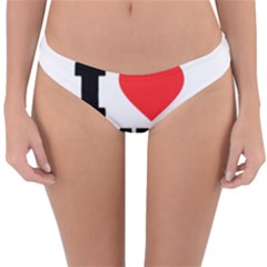 I Love Full Moon Reversible Hipster Bikini Bottoms by ilovewhateva