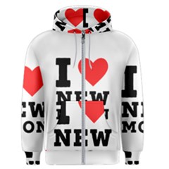 I Love New Moon Men s Zipper Hoodie by ilovewhateva