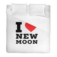 I Love New Moon Duvet Cover (full/ Double Size) by ilovewhateva