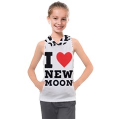 I Love New Moon Kids  Sleeveless Hoodie by ilovewhateva