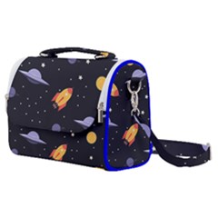Cosmos Rockets Spaceships Ufos Satchel Shoulder Bag by pakminggu