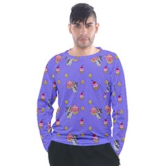 Art Pattern Design Seamless Scrapbooking Men s Long Sleeve Raglan Tee