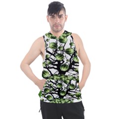 Watermelon Tree Abstraction On Watermelon Abundance Men s Sleeveless Hoodie by pakminggu