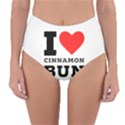 I love cinnamon bun Reversible High-Waist Bikini Bottoms View1