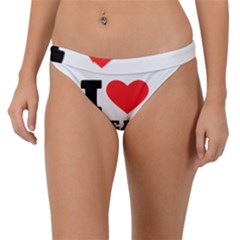 I Love Bread Pudding  Band Bikini Bottoms by ilovewhateva