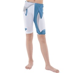 Blue Dolphin Kids  Mid Length Swim Shorts by pakminggu