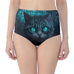 Angry Cat Fantasy Classic High-waist Bikini Bottoms by pakminggu