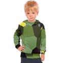 Mosaic Structure Background Tile Kids  Hooded Pullover View1