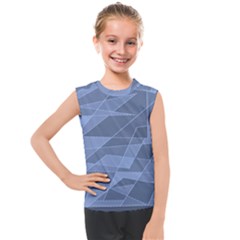 Lines Shapes Pattern Web Creative Kids  Mesh Tank Top by danenraven