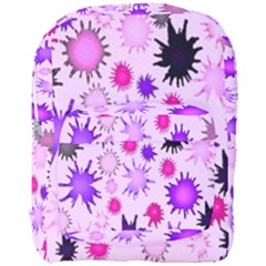 Inks Drops Black Paint Design Full Print Backpack by danenraven