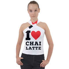 I Love Chai Latte Cross Neck Velour Top by ilovewhateva