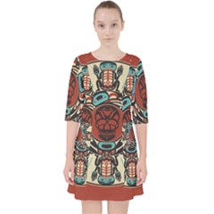 Grateful Dead Pacific Northwest Quarter Sleeve Pocket Dress