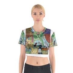 Beauty Stained Glass Cotton Crop Top by Mog4mog4