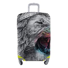 Lion King Head Luggage Cover (small) by Mog4mog4