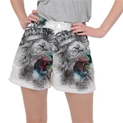 Lion King Head Women s Ripstop Shorts by Mog4mog4