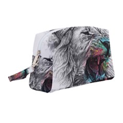 Lion King Head Wristlet Pouch Bag (medium) by Mog4mog4