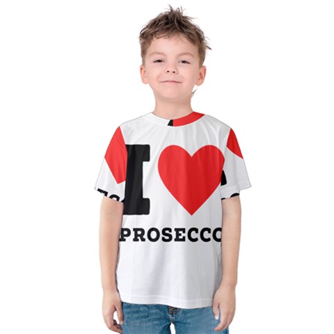 I Love Prosecco Kids  Cotton Tee by ilovewhateva