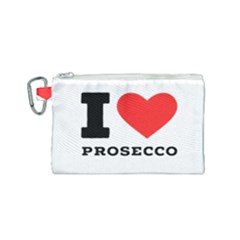 I Love Prosecco Canvas Cosmetic Bag (small) by ilovewhateva