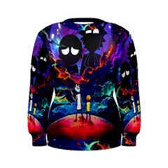 Cartoon Parody In Outer Space Women s Sweatshirt by Mog4mog4