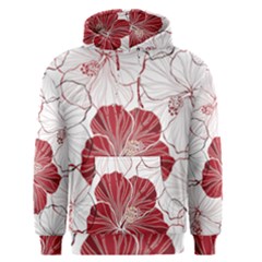 Red Hibiscus Flowers Art Men s Core Hoodie