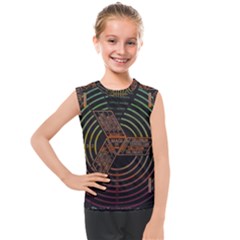 Black And Green Area Rug Neon Genesis Evangelion Computer Communication Kids  Mesh Tank Top by Bakwanart