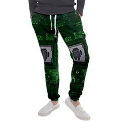 Technology Computer Chip Electronics Industry Circuit Board Men s Jogger Sweatpants by Bakwanart