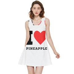 I Love Pineapple Inside Out Reversible Sleeveless Dress