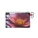 Pink Flowers Petals Blossoms Blooms Art Canvas Cosmetic Bag (Small) View2