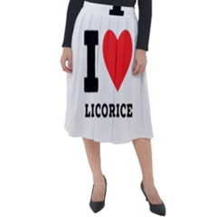 I Love Licorice Classic Velour Midi Skirt  by ilovewhateva