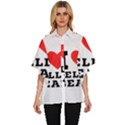 I love jelly bean Women s Batwing Button Up Shirt View1