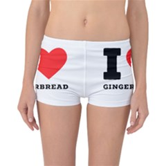 I Love Gingerbread Reversible Boyleg Bikini Bottoms by ilovewhateva