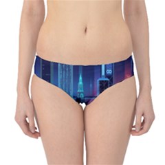 Digital Art Artwork Illustration Vector Buiding City Hipster Bikini Bottoms by 99art