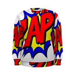 Zap Comic Book Fight Women s Sweatshirt by 99art