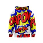 Kapow-comic-comic-book-fight Kids  Zipper Hoodie