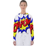 Kapow-comic-comic-book-fight Women s Slouchy Sweat