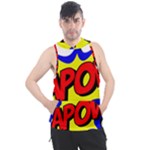 Kapow-comic-comic-book-fight Men s Sleeveless Hoodie