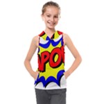 Kapow-comic-comic-book-fight Kids  Sleeveless Hoodie