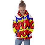 Kapow-comic-comic-book-fight Kids  Oversized Hoodie