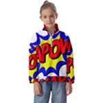 Kapow-comic-comic-book-fight Kids  Half Zip Hoodie