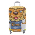 Animation-lion-animals-king-cool Luggage Cover (Small) View1