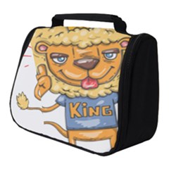 Animation-lion-animals-king-cool Full Print Travel Pouch (small) by 99art