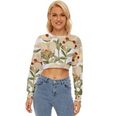 Nature-flower-leaf-plant-isolated Lightweight Long Sleeve Sweatshirt by 99art