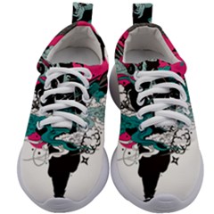 Japan Ninja-japanese-samurai-color- Kids Athletic Shoes by 99art